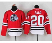 youth nhl jerseys chicago blackhawks #20 saad red-1[the skeleton head]