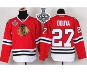 youth nhl jerseys chicago blackhawks #27 oduya red[2015 stanley cup][oduya]