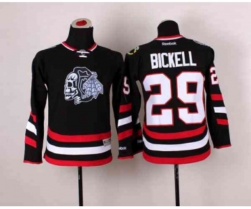 youth nhl jerseys chicago blackhawks #29 bickell black-1[2014 Stadium Series][the skeleton head].