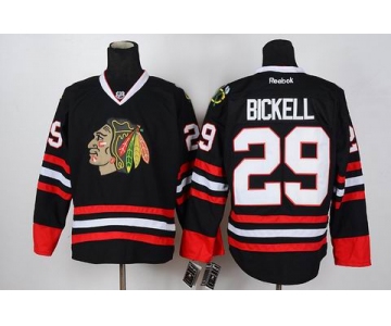 youth nhl jerseys chicago blackhawks #29 bickell black