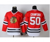 youth nhl jerseys chicago blackhawks #50 crawford red
