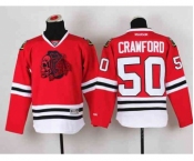 youth nhl jerseys chicago blackhawks #50 crawford red[the skeleton head]