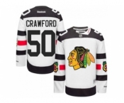 youth nhl jerseys chicago blackhawks #50 crawford white[2016 stadium]