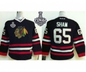 youth nhl jerseys chicago blackhawks #65 shaw black[2015 stanley cup]
