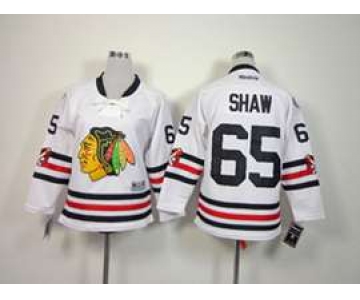 youth nhl jerseys chicago blackhawks #65 shaw white[2015 winter classic]