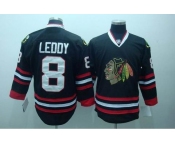 youth nhl jerseys chicago blackhawks #8 leddy black
