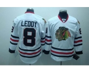 youth nhl jerseys chicago blackhawks #8 leddy white