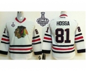 youth nhl jerseys chicago blackhawks #81 hossa white[2015 stanley cup]