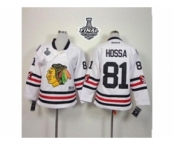 youth nhl jerseys chicago blackhawks #81 hossa white[2015 winter classic][2015 stanley cup]