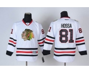 youth nhl jerseys chicago blackhawks #81 hossa white