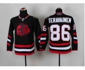 youth nhl jerseys chicago blackhawks #86 teravainen black[2014 Stadium Series][the skeleton head]