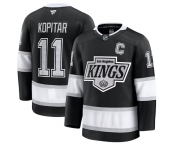 Men's Los Angeles Kings #11 Anze Kopitar Black 2024-25 Home Stitched Hockey Jersey