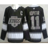 Men's Los Angeles Kings #11 Anze Kopitar Black Alternate Authentic Jersey