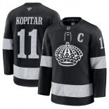 Men's Los Angeles Kings #11 Anze Kopitar Black Alternate Stitched Hockey Jersey Men's Los Angeles Kings #11 Anze Kopitar Black Alternate Stitched Hockey Jersey