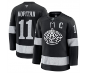 Men's Los Angeles Kings #11 Anze Kopitar Black Alternate Stitched Hockey Jersey Men's Los Angeles Kings #11 Anze Kopitar Black Alternate Stitched Hockey Jersey