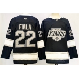 Men's Los Angeles Kings #22 Kevin Fiala Black 2024-25 Home Stitched Hockey Jersey