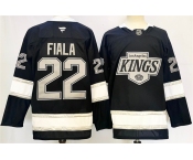 Men's Los Angeles Kings #22 Kevin Fiala Black 2024-25 Home Stitched Hockey Jersey