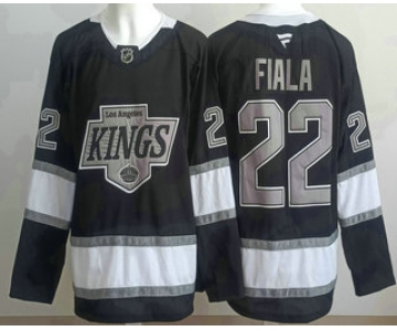 Men's Los Angeles Kings #22 Kevin Fiala Black Alternate Authentic Jersey