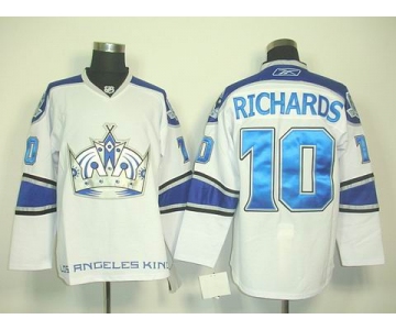 nhl jerseys los angeles kings #10 richards white