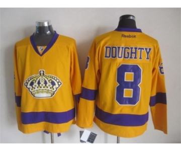 nhl jerseys los angeles kings #8 drew doughty yellow