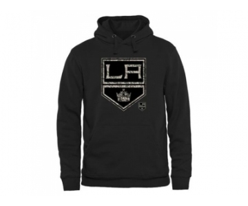 Men's Los Angeles Kings Black Rink Warrior Pullover Hoodie