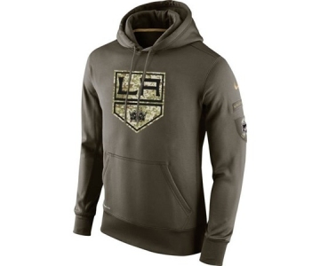 nhl jerseys los angeles kings nike green salute to service[pullover hooded sweatshirt]