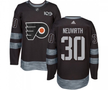 Adidas Philadelphia Flyers #30 Michal Neuvirth Premier Black 1917-2017 100th Anniversary NHL Jersey