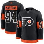 Mens Philadelphia Flyers #94 Porter Martone Fanatics Black Alternate Premium Jersey