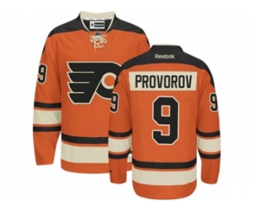 Men's Reebok Philadelphia Flyers #9 Ivan Provorov Authentic Orange New Third NHL Jersey