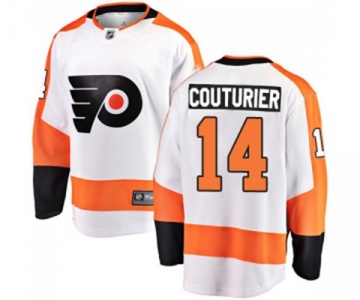 Philadelphia Flyers #14 Sean Couturier Fanatics Branded White Away Breakaway NHL Jersey