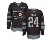 Philadelphia Flyers #24 Matt Read Black 1917-2017 100th Anniversary Stitched NHL Jersey