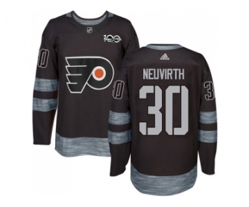 Philadelphia Flyers #30 Michal Neuvirth Black 1917-2017 100th Anniversary Stitched NHL Jersey