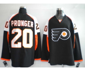 nhl jerseys philadelphia flyers #20 pronger black