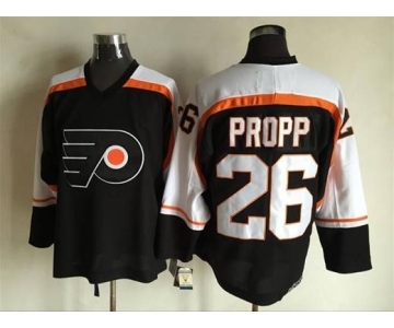 nhl jerseys philadelphia flyers #26 propp black[m&n]