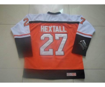 nhl jerseys philadelphia flyers #27 hextall orange[hextall]