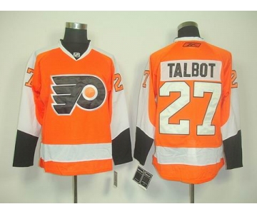 nhl jerseys philadelphia flyers #27 talbot orange