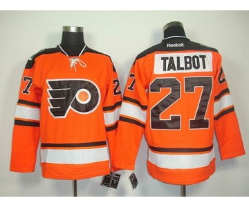 nhl jerseys philadelphia flyers #27 talbot orange[black number][2011 new]