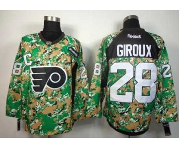 nhl jerseys philadelphia flyers #28 giroux camo[patch C]