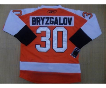 nhl jerseys philadelphia flyers #30 bryzgalov  orange