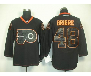 nhl jerseys philadelphia flyers #48 briere black[2011 new]