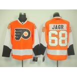 nhl jerseys philadelphia flyers #68 jagr orange