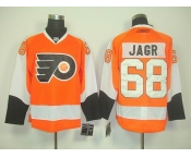 nhl jerseys philadelphia flyers #68 jagr orange