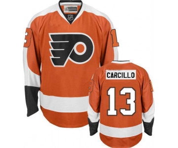 nhl philadelphia flyers #13 carcilllo orange