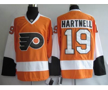 nhl philadelphia flyers #19 hartnell orange