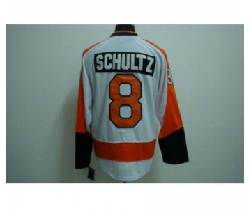 nhl philadelphia flyers #8 schultz white [winter classic]