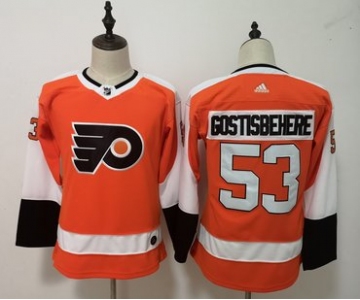 Flyers #53 Shayne Gostisbehere Orange Women Adidas Jersey