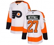 Women Adidas Philadelphia Flyers #27 Ron Hextall Authentic White Away NHL Jersey