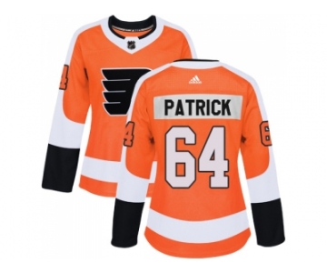 Women Adidas Philadelphia Flyers #64 Nolan Patrick Orange Home Authentic Stitched NHL Jersey
