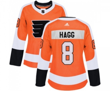Women Adidas Philadelphia Flyers #8 Robert Hagg Premier Orange Home NHL Jersey