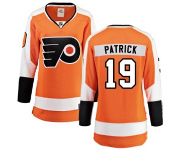 Women Philadelphia Flyers #19 Nolan Patrick Fanatics Branded Orange Home Breakaway NHL Jersey